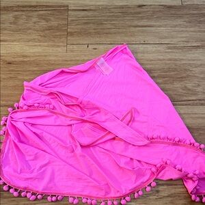 Lilly Pulitzer Bright Pink Swim Cover-Up